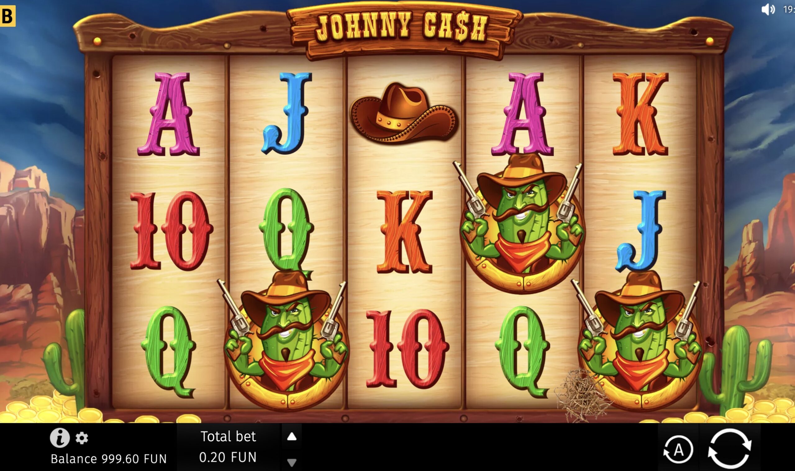 Мобильная версия слота Johnny Cash на Pokerdom