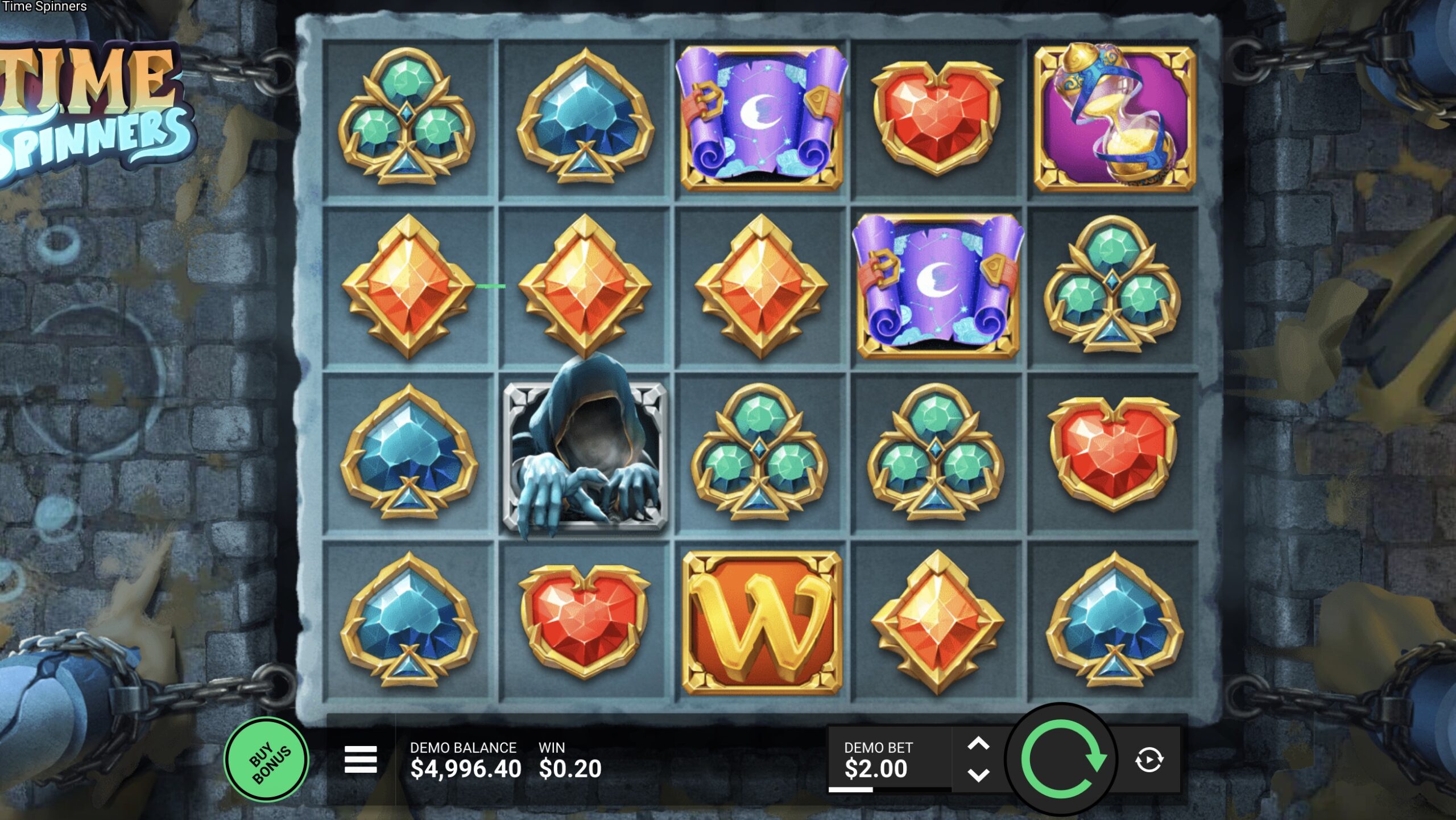 Статистика RTP и волатильности слота Time Spinners в Pokerdom