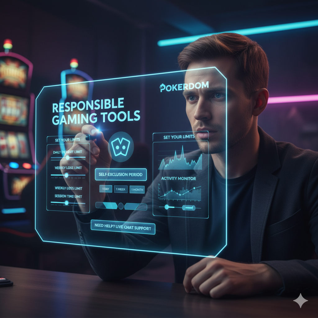 Responsible gaming tools at Pokerdom