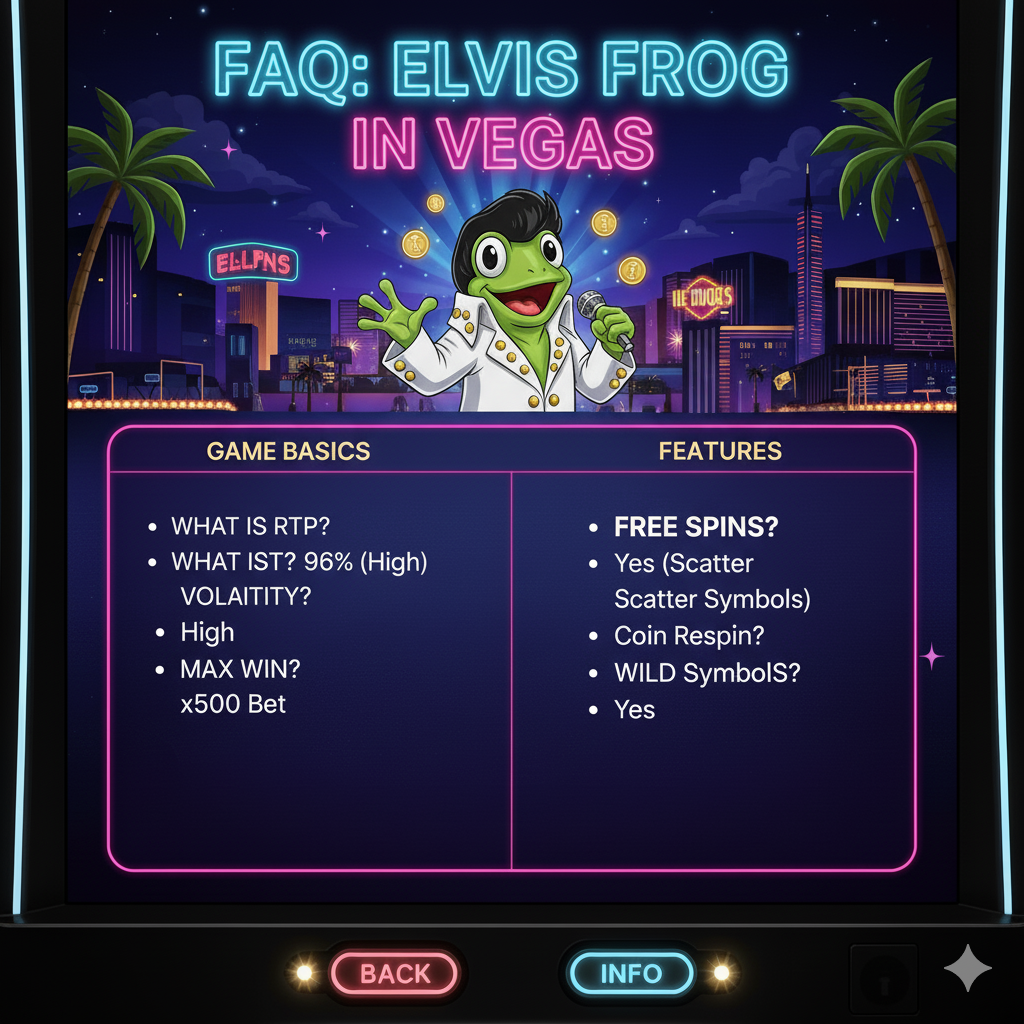 Ответы на частые вопросы об игре Elvis Frog in Vegas
