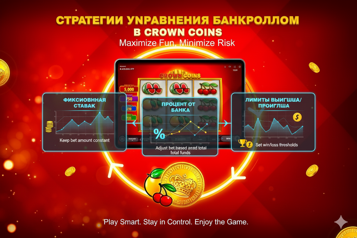 Стратегии управления банкроллом в игровом автомате Crown Coins