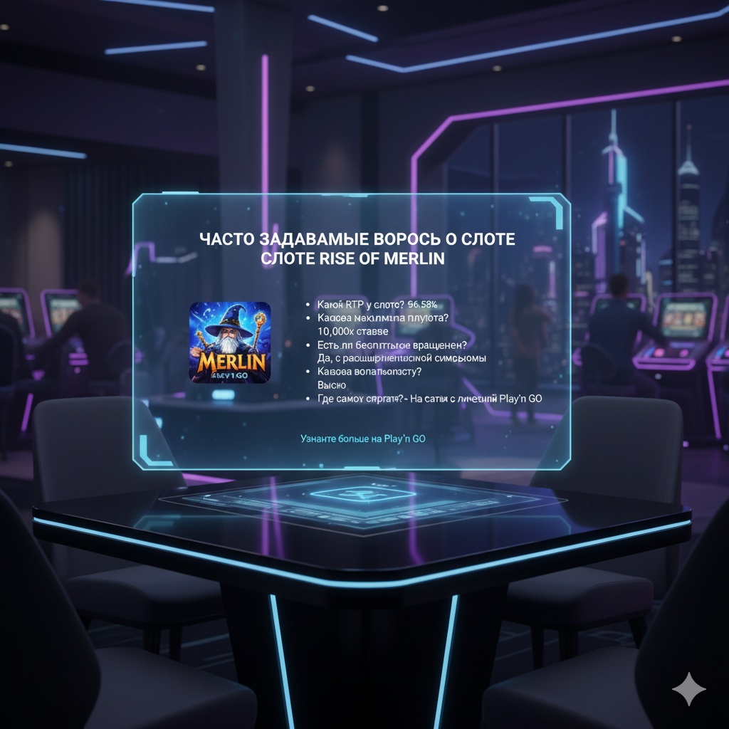 Часто задаваемые вопросы о слоте Rise of Merlin