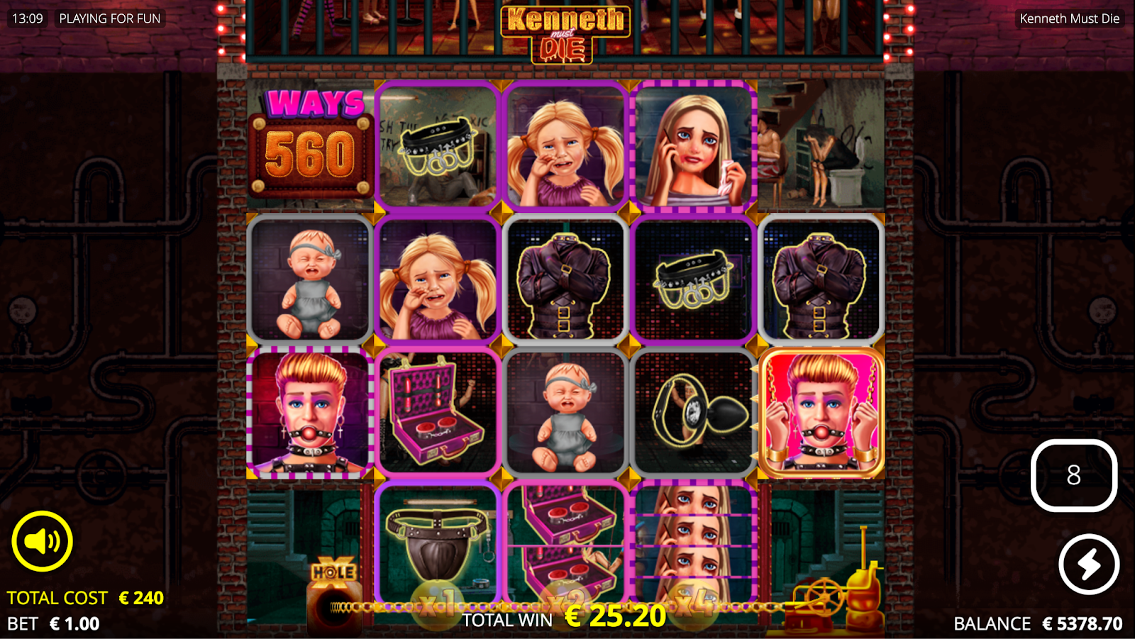 Бонусный раунд Lucky Wagon Spins с прогрессивным множителем