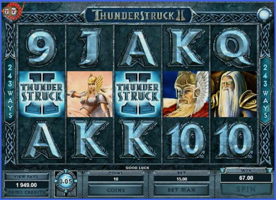 Персонажи скандинавских богов в игре Thunderstruck II