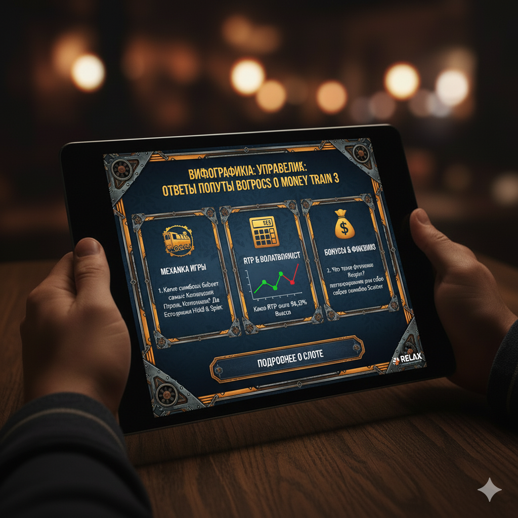 Визуальная инфографика с ответами на популярные вопросы о Money Train 3