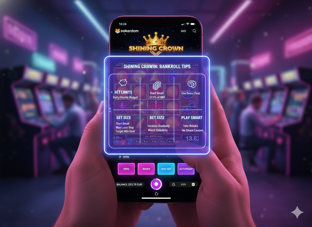 Tips for bankroll management in Shining Crown slot