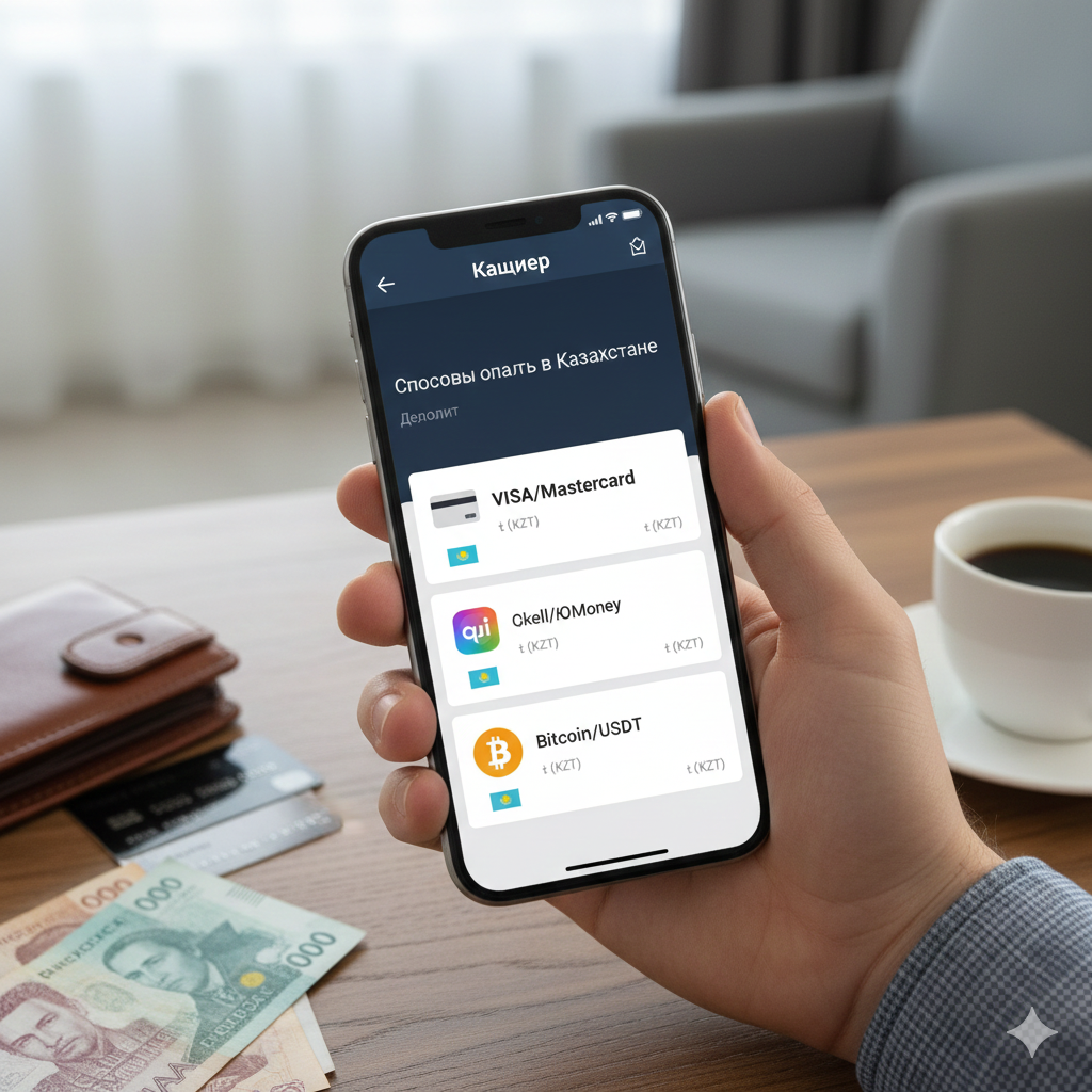 Методы пополнения и вывода средств на Pokerdom для игроков из Казахстана