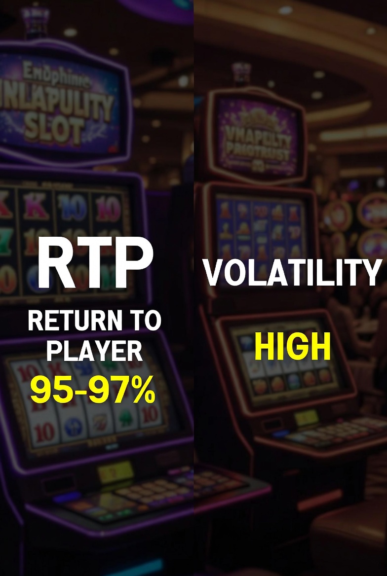 Сравнение RTP и волатильности слотов Endorphina