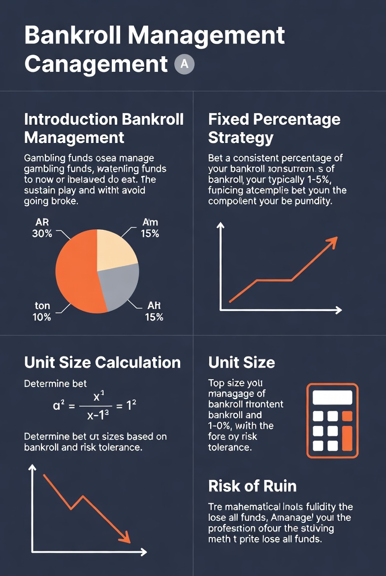 Инфографика стратегий управления банкроллом