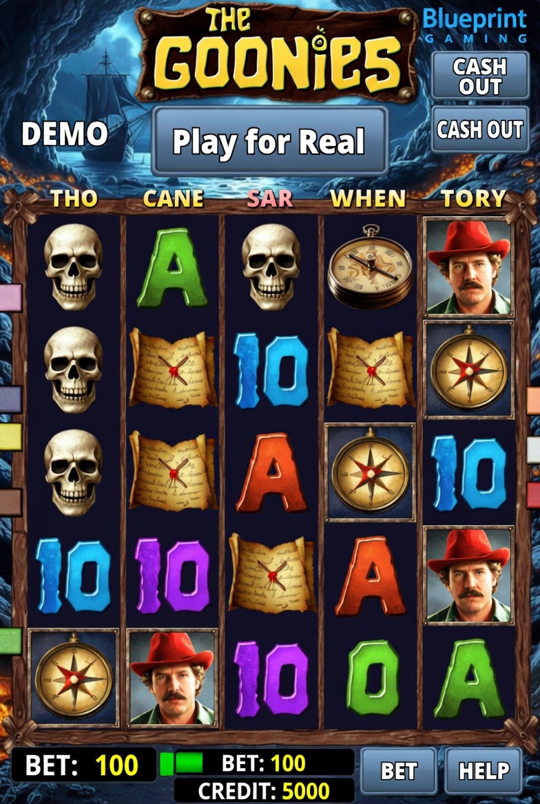 Слот The Goonies от Blueprint Gaming на Покердом