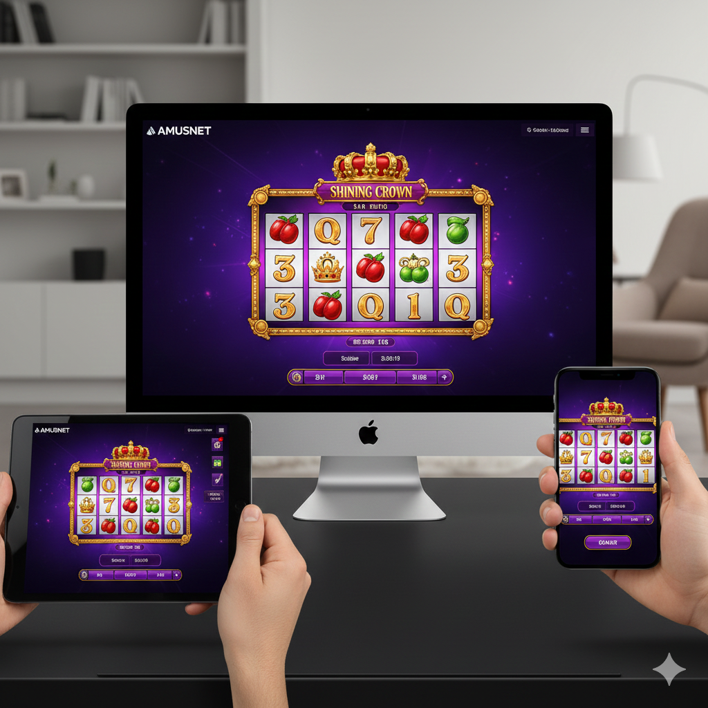 Слоты Amusnet на разных устройствах: ПК, планшет, смартфон