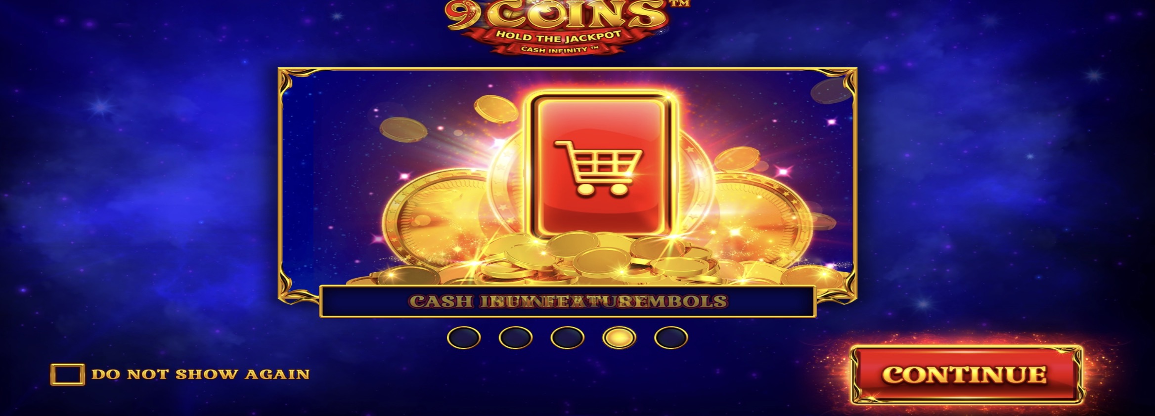 Бонусный раунд Hold the Jackpot в слоте 9 Coins с зафиксированными монетами